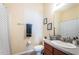 Clean bathroom with single vanity and shower/tub at 7001 Interbay Blvd # 336, Tampa, FL 33616