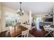 Open concept dining room overlooking living room and kitchen at 7001 Interbay Blvd # 336, Tampa, FL 33616