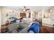 Spacious living room with hardwood floors and comfortable sectional sofa at 7001 Interbay Blvd # 336, Tampa, FL 33616