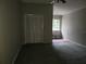 Bright bedroom featuring a window, closet, and carpeted floor at 9330 Hampshire Park Dr, Tampa, FL 33647