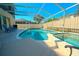 Enjoy this relaxing screened pool and spa at 9330 Hampshire Park Dr, Tampa, FL 33647