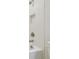 Modern bathroom with a shower and tub at 1939 W Arch St, Tampa, FL 33607