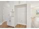 White kitchen cabinets and quartz countertops at 1939 W Arch St, Tampa, FL 33607