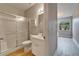 Bathroom with shower and toilet at 1032 Radison Ave # 2, Sun City Center, FL 33573