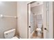 Small bathroom with toilet and shower at 1032 Radison Ave # 2, Sun City Center, FL 33573