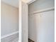 Bedroom closet with wire shelving at 1032 Radison Ave # 2, Sun City Center, FL 33573