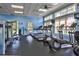 Community fitness center with treadmills, ellipticals and other exercise equipment at 7938 Hampton Lake Dr, Tampa, FL 33647