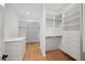 Walk-in closet with custom shelving and storage solutions at 4010 W Watrous Ave, Tampa, FL 33629