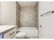 Simple bathroom with tub and shower combination at 16111 69Th E Ln, Parrish, FL 34219