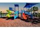 Colorful playground with slides, climbing structures, and shade at 16111 69Th E Ln, Parrish, FL 34219