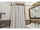 Clean bathroom with shower stall and updated fixtures at 1508 Delaware Ne Ave, St Petersburg, FL 33703