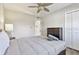 Bedroom with a ceiling fan and dresser at 1508 Delaware Ne Ave, St Petersburg, FL 33703