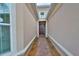 Brick pathway leading to a brown front door at 1817 Pacific Dunes Dr, Sun City Center, FL 33573