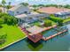 Luxury waterfront home with private pool and dock at 5510 E Longboat Blvd, Tampa, FL 33615