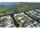 Community overview showcasing waterfront homes and canals at 4334 Sanddollar Ct, New Port Richey, FL 34652