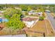 Aerial view showing the house and surrounding neighborhood at 6921 Onyx N Dr, St Petersburg, FL 33702