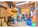 Storage area with various items and shelving at 6921 Onyx N Dr, St Petersburg, FL 33702