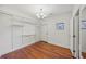 Large bedroom closet with ample shelving and hanging space at 212 S Moody Ave # 2, Tampa, FL 33609