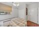 Dining area with built-in bench seating and round table at 212 S Moody Ave # 2, Tampa, FL 33609