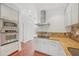 Modern kitchen with stainless steel appliances and granite countertops at 212 S Moody Ave # 2, Tampa, FL 33609