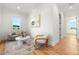 Relaxing sitting area with comfortable seating and a large window at 3011 W Asbury Pl, Tampa, FL 33611