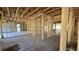 Interior under construction, showing framing for walls and rooms at 3416 W Barcelona St, Tampa, FL 33629