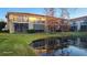 Townhouse with pond view, screened porch and balcony at 277 Valencia Cir, St Petersburg, FL 33716