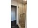Modern shower with frameless glass enclosure and marble tile at 277 Valencia Cir, St Petersburg, FL 33716