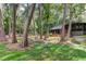 Peaceful backyard with hammock and lush trees surrounding the home at 17210 Orangewood Dr, Lutz, FL 33548