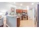 Updated kitchen with stainless steel appliances and granite countertops at 1817 Hammocks Ave # 1817, Lutz, FL 33549