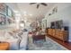 Bright living room with hardwood floors and comfy seating at 1817 Hammocks Ave # 1817, Lutz, FL 33549