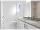 Clean bathroom with single vanity and shower/tub combo at 2442 W Mississippi Ave # 6, Tampa, FL 33629