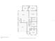 Detailed floorplan of the home, showcasing the layout of the rooms and their dimensions at 2724 W Dewey St, Tampa, FL 33607