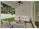 Inviting outdoor patio space with comfortable seating, perfect for relaxing or entertaining at 2724 W Dewey St, Tampa, FL 33607
