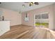 Dining area with sliding glass doors leading to a backyard at 568 Shoreham Ne Ct, St Petersburg, FL 33716