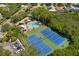 Community pool and tennis courts at 568 Shoreham Ne Ct, St Petersburg, FL 33716