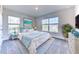 Comfortable bedroom with window and coastal decor at 7014 162Nd Place E. E Pl, Parrish, FL 34219