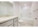 Clean bathroom with vanity, bathtub, and shower at 6814 162Nd E Pl, Parrish, FL 34219