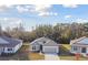 Aerial view of charming house and landscape at 1279 Kazaz Ct, Zephyrhills, FL 33540