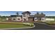 Modern community clubhouse with welcoming entrance and landscaping at 37886 Clinch Cir, Zephyrhills, FL 33540