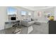 Spacious home office with built-in workspace and plenty of natural light at 1185 Kistna Dr, Zephyrhills, FL 33540