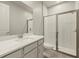 Clean bathroom with shower and vanity at 3782 Maxwell Park Dr, Sun City Center, FL 33573