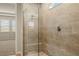 Clean bathroom with a spacious shower and built-in seat at 11680 Myakka Blue Dr, Venice, FL 34293