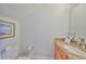 Well-appointed bathroom with granite vanity and updated fixtures at 3226 Mangrove Point Dr, Ruskin, FL 33570