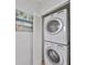 Convenient laundry closet with stackable washer and dryer at 3226 Mangrove Point Dr, Ruskin, FL 33570