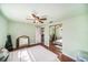 Bright bedroom with mirrored closet doors at 4045 Cranbrook Pl, New Port Richey, FL 34652