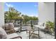 Private balcony with comfortable seating, offering city views at 2506 N Highland Ave, Tampa, FL 33602