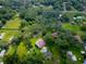 Aerial view of property showing house, pool and neighborhood at 4502 Hill Dr, Valrico, FL 33596