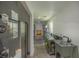 Compact kitchen area with stainless steel sink and prep area at 4502 Hill Dr, Valrico, FL 33596