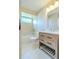 Modern bathroom featuring a new vanity, bathtub, and tiled shower at 1501 63Rd W St, Bradenton, FL 34209
